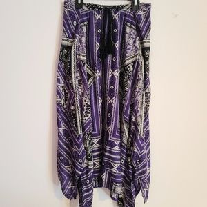 Purple Handkerchief Skirt